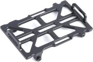ZIJOT SCX24 Aluminum Battery Tray Holder for 1/24 Axial Gladiator AXI00005 RC Crawler Car Upgrades Parts Black ccs rc