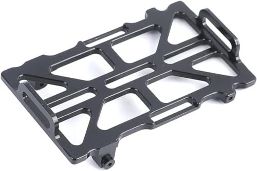 ZIJOT SCX24 Aluminum Battery Tray Holder for 1/24 Axial Gladiator AXI00005 RC Crawler Car Upgrades Parts Black ccs rc