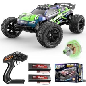Womaqu Big RC Drift Cars 1 10 Scale 18 Inch Fast Remote Control Off Road Electric Truck with 2 Rechargeable 2600mAh Batteries