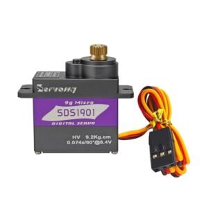 SERVOMY SDS1901 SG90 MG90S Mini High Torque Micro Servo for Micro EDF Jets RC Robots Aircraft Cars 9kgf.cm 0.07s 5.0 8.4V Coreless Motor Metal Case 21T Arm Grey 21T 90°