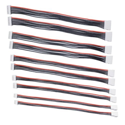 MEIVIFPV 20CM JST XH 2S to 6S LiPo Battery Balance Plug Extension Lead 22AWG Silicone Wire Cable 2pcs
