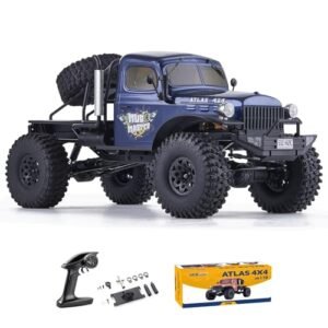 FCX RocHobby Atlas 1 10 Scale Rock RC Truck 2.4Ghz 4x4 Off Road Crawler with 35T 550 Motor and High Performance Suspension Blue