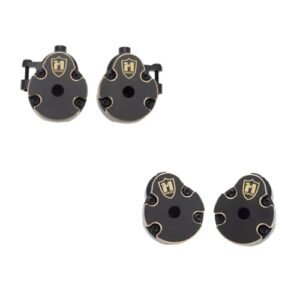 MEUS Ascent 18 Brass Steering Knuckles with RC Front Axle Covers for Enhanced Crawling Performance