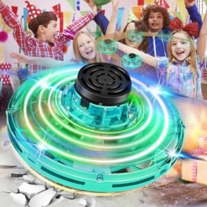 JOYGIFT Flying Spinner UFO Drone Hand Controlled Boomerang Toy for Kids