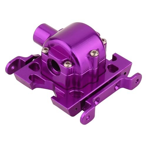 RZXYLRC Aluminum Center Differential Gear Box Housing Upgrade for Tyco RC Monster Truck LOSI 1/18 Mini LMT 4X4 Brushed Purple