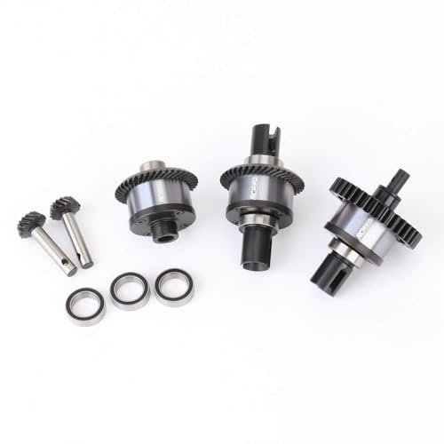 RCAWD Steel Differential Gear Set Upgrade for Losi 1/10 RC Trucks Ford Raptor Baja Rey Hammer Rey Series