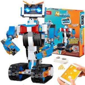 STEM Robot Building Kit for Kids 8 12 Educational Remote Control Toy with App Control Perfect Birthday Gift for Boys and Girls