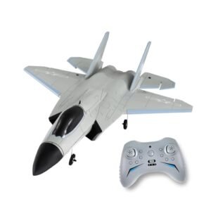 XMFLFH FX9631 RC Plane with Adjustable Wing Incidence 4CH Outdoor Brushless Motor Dual Battery 6 Axis Gyro Easy to Fly for Beginners
