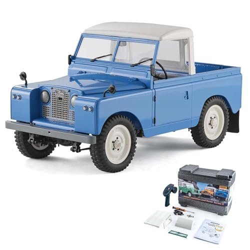FMS 1/12 Land Rover Series II RC Crawler with 1.0 RC Crawler Tires 2 Speed Switch and 4 Wheel Drive
