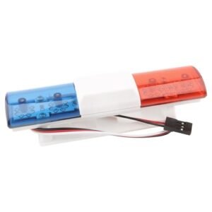GDOOL 7 Flash Mode LED Police Lights for Rally RC Truck Compatible with Traxxas HSP HPI Tamiya 1/10 1/8 Scale Models