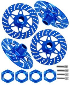 hopsupRC Navy Blue RC Brake Calipers Aluminum Brake Disk Upgrade for 1/7 Infraction 6S BLX Limitless 6S BLX Felony 6S BLX 1/8 Typhon 6S
