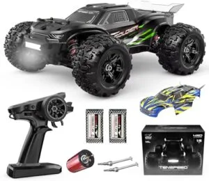 WIAORCHI 1 16 RTR Brushless Fast RC Cars for Adults 42mph Electric vs Nitro RC Cars High Speed 4WD Remote Control Truck with 2 Batteries