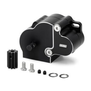 INJORA LCG Transmission Complete Gearbox Aluminum Cover Upgrade for 1/10 RC Crawler SCX10 SCX10 II Body