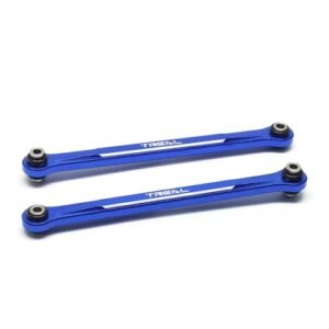 TREAL Aluminum 7075 Front Steering Toe Links Upgrades for Traxxas T Maxx 3.3 RC Truck Blue