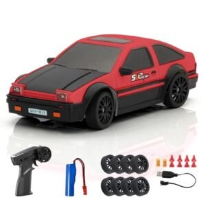 RC Willey Furniture Quality YQOGK Remote Control Car Toys for Boys Girls 1/24 Scale Mini Drift Stunt RC Car 2 4 GHz Control Fast Toy for Kids Age 6 12 Red
