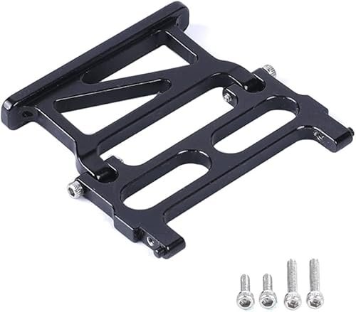 ZIJOT SCX24 C10 RC Body Stencils Aluminum Rear Body Shell Mount Parts for Axial 1/24 RC Crawler Upgrades Black