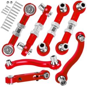 Venom RC Boat Upgrades Aluminum Turnbuckles Camber Links Toe Links with Rod Ends Steering Linkage Set for Enhanced Performance