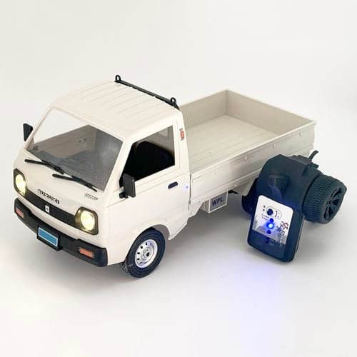 WPL D14 RC Drift Kei Truck 1/10 Scale Remote Control Car 4x4 Off Road RTR with 2.4 GHz 280 Motor and Revised Chassis