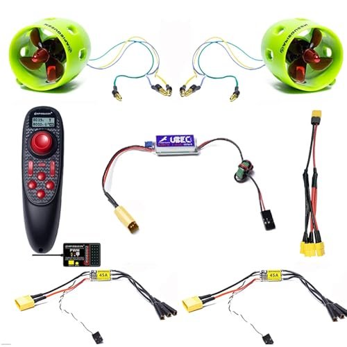 ApisQueen U1 Set 12V 16V Underwater Thruster with RC Motor Thrust Calculator for ROVs and Boats