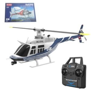 FunXylophy Chinook Helicopter RC Modell C138 2.4G 6CH Single Rotor Outdoor Remote Control Aircraft for Beginners RTF Version