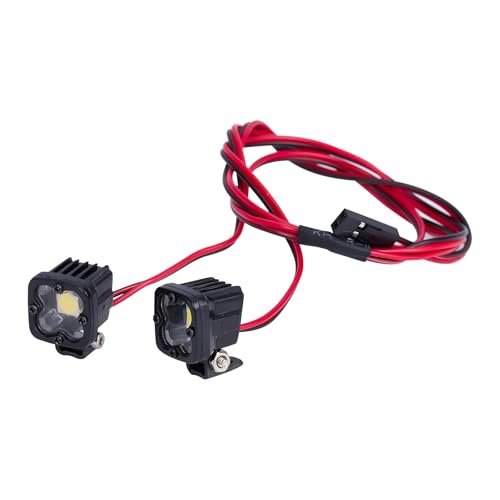 9115 RC Car Parts High Brightness LED Headlights for Axial SCX10 III CJ7 Wraith Capra VS4 10 1/8 1/10 Scale Crawler Cars