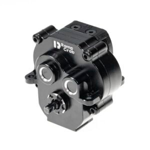RampCrab Aluminum Transmission Gearbox Set Low Range Crawl 27.6 1 Reduction Ratio for TRX4M Metal Case Gear Bearing 1/18 TRX4 M RC Car Upgrade Parts Accessories Carrera RC Car Parts