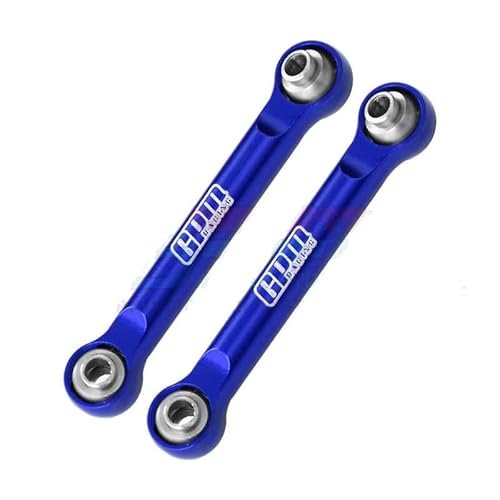 Palumma Front Steering Link Rod Aluminum 7075 Upgrade for ARRMA 1/14 Mojave GROM RC Semi Trucks 1/14 Accessories Blue