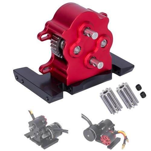 Radian Pro 1/10 RC Transmission Aluminum Alloy Dual Gearbox for RC Crawler LCG Cheater Rigs Capra SCX10 Pro Upgrades