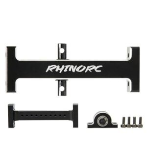 RHINOESC RhinoCrawler RC Hanger Beam Adjustable V2 Set Metal Extend Driveshaft Axle for 1 10 Axial SCX10 Crawler Trucks Bridge Device Upgrade Parts Perfect for RC Trailers for RC Trucks