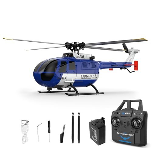 Hylukon C186 RC Helicopter with Free RC Boats Offer 1 48 Scale BO 105 Helicopter 6 Axis Gyroscope 2 4G 4CH Control