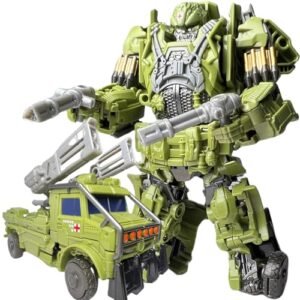 M-Cansam Deformed Car Robot Toys, Action Figure Deformation Car Model, Alloy Portable Robot Toys for Girls & Boys