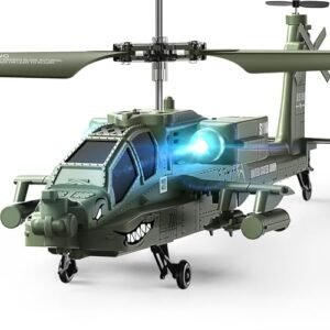 SYMA RC Helicopter Coaxial 2.4GHz Remote Control with LED Lights Altitude Hold for Kids Beginners