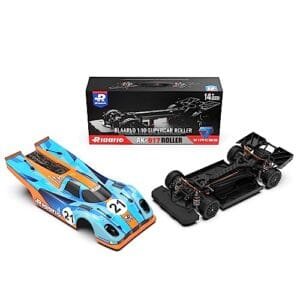 LAFPACY 1/10 Brushless RC Car Alloy Roller with Advanced RC Shock Absorbers for Adults 4WD Hobby On Road Race Car