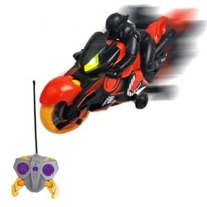 Vangoddy RC Titanic with Lights Remote Control Stunt Drifting Motorcycle Toy for Kids and Enthusiasts