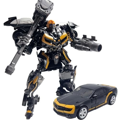 M-Cansam Deformed Car Robot Toys, Action Figure Deformation Car Model, Alloy Portable Robot Toys for Girls & Boys