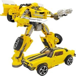 M-Cansam Deformed Car Robot Toys, Action Figure Deformation Car Model, Alloy Portable Robot Toys for Girls & Boys