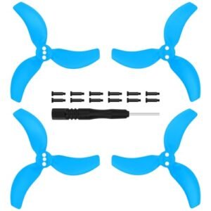Undercover RC Drag Wings 4Pcs Propeller Set for DJI Avata 2 Drone Low Noise Aerodynamic Blades Blue