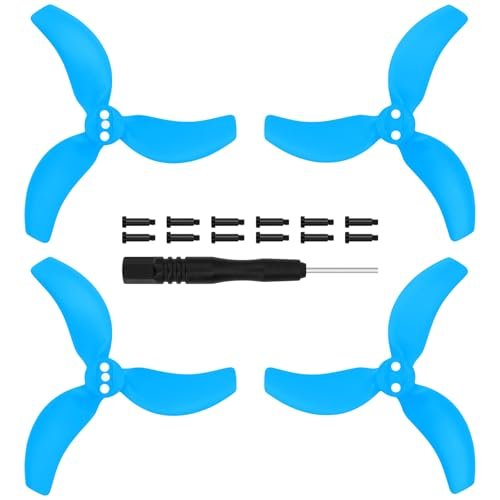 Undercover RC Drag Wings 4Pcs Propeller Set for DJI Avata 2 Drone Low Noise Aerodynamic Blades Blue