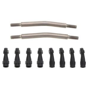 MEUS RACING 1/10 RC Crawler Wheels Titanium Chassis Links Kit for Traxxas TRX4 Axial SCX10 Tamiya CCO1 Redcat Gen8