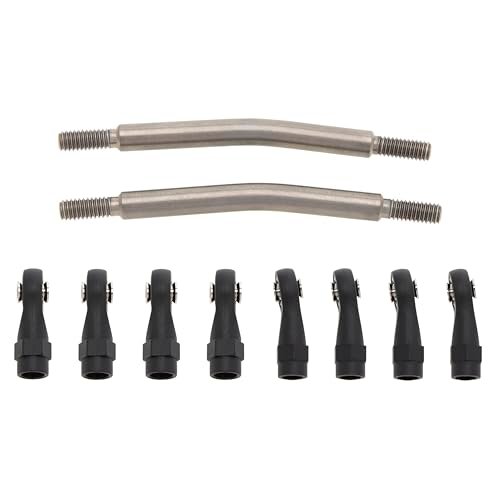 MEUS RACING 1/10 RC Crawler Wheels Titanium Chassis Links Kit for Traxxas TRX4 Axial SCX10 Tamiya CCO1 Redcat Gen8
