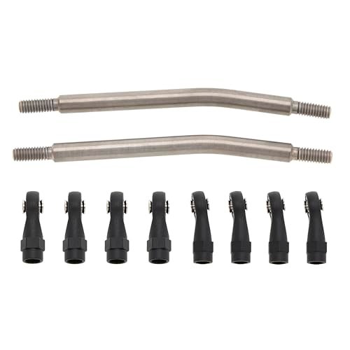 MEUS Racing 1/10 RC Truck Chassis Titanium Links Kit Compatible with Traxxas TRX4 Axial SCX10 Tamiya CCO1 Redcat Gen8 80mm