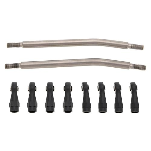 MEUS RACING TRX4 SCX10 Titanium Link Rod Linkage Kit 90mm Upgrade for Best RC Radio for Racing