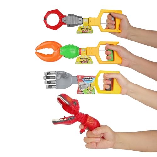 Interactive Toy Claw Grabber 3 Piece Set Robotic Hand Toy for Kids Ages 5 and Up