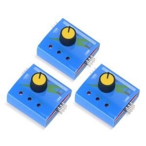 SkyHigh RC 3pcs Servo Tester 3CH Digital Multi ECS Tester for RC Helicopter Lessons Car and Boat