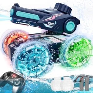 Lehoo Create Toys RC Boat Amphibious Remote Control Car 4WD with Water Gun for Kids Ages 6 7 8 9 10 11 12