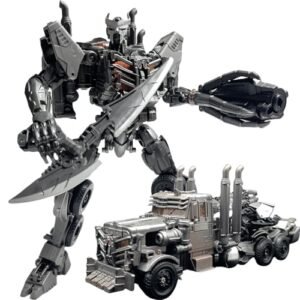 M-Cansam Deformed Car Robot Toys, Action Figure Deformation Car Model, Alloy Portable Robot Toys for Girls & Boys (Combat Commander D)