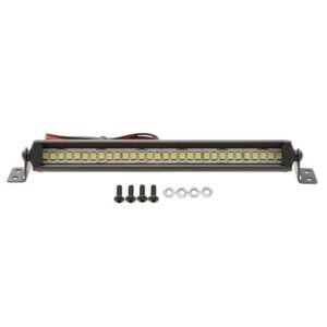 DKKY Fortnite ATK RC Car LED Lights Kit Light Bar for 1/10 Scale Models Including Axial SCX10 Traxxas TRX4 Arrma Senton Redcat Gen7 Tamiya D90 CC01 130mm 30 Beads
