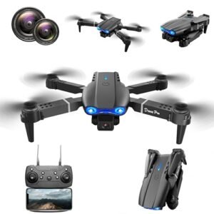 Generic E99 Pro Professional Entry-Level Drone, Dual Camera FPV WiFi, High Altitude Hovering, Outdoor Party Overhead Shot, Beginner Gift, Balck
