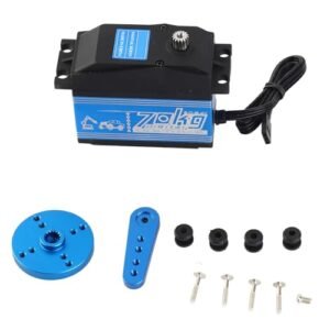 equlup RC Car Digital Servo, High Turn Metal Steering Gear for 1/5 SPTZOHV180W 70KG Remote Control RC Car Toy Accessories