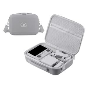 iEago RC Mini 3 Pro Case for DJI RC RC N1 Remote Control PU Leather Carrying Case with Shoulder Strap